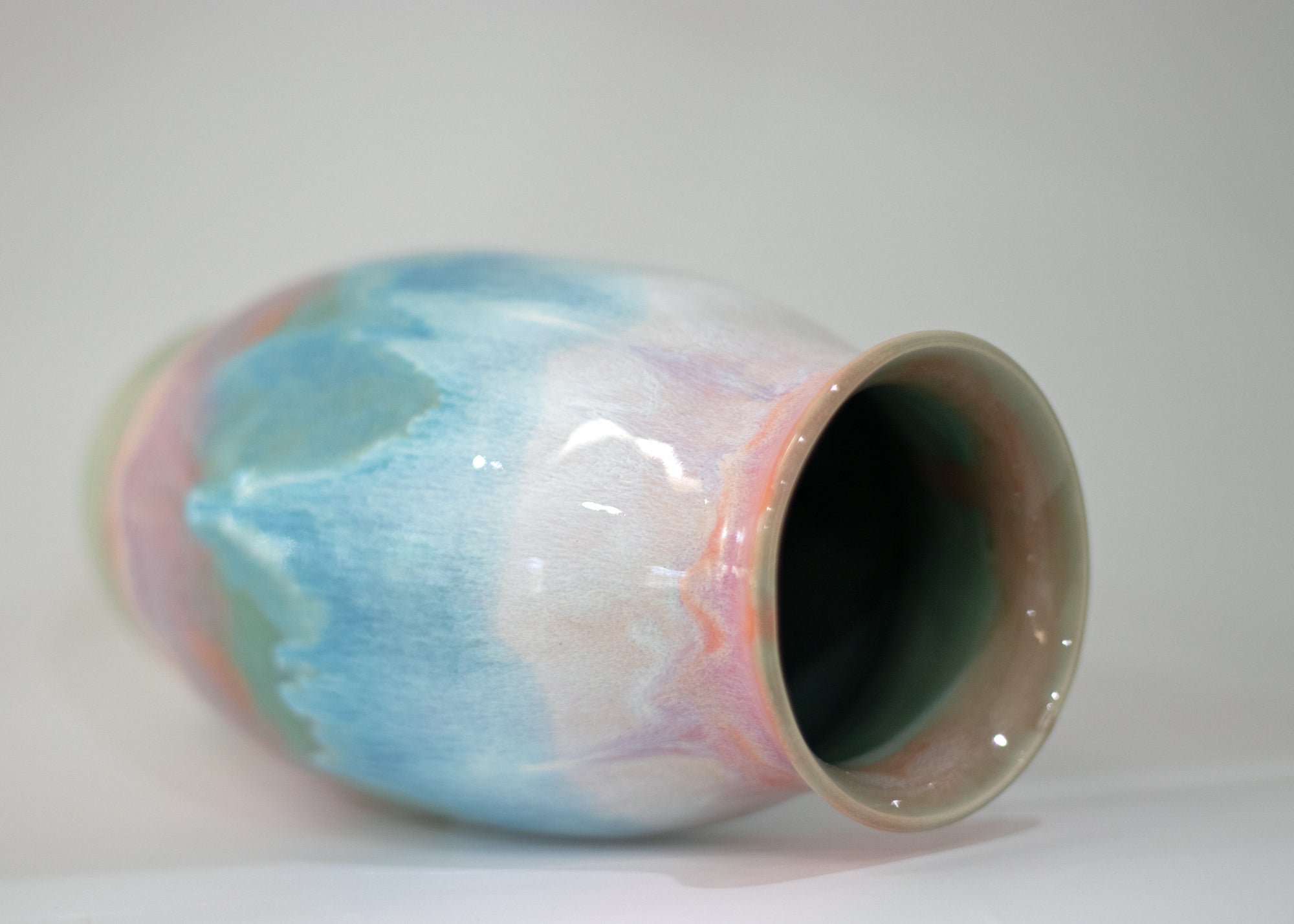 Color Swirl Vase