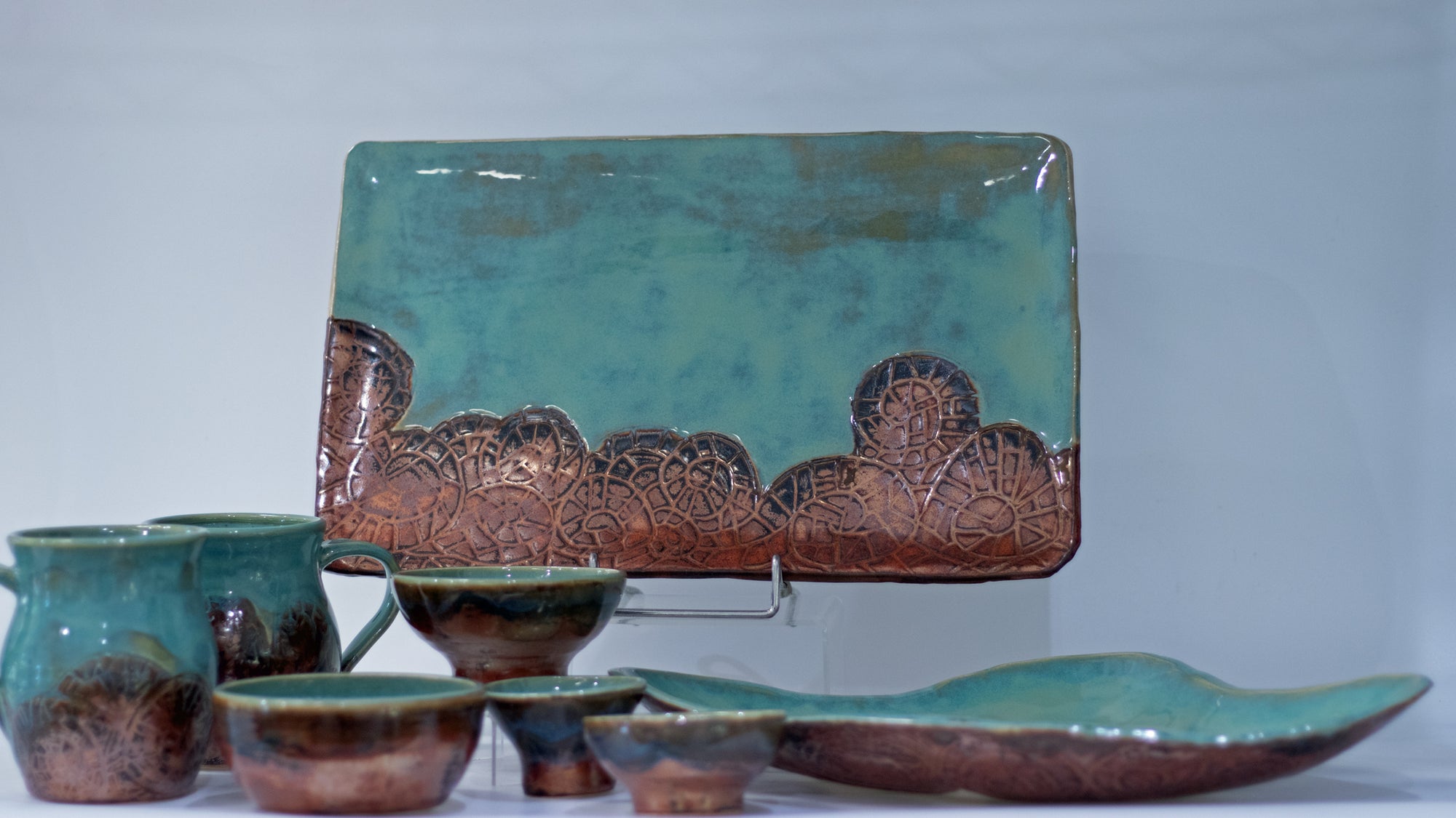 Copper Cog Server Bowl
