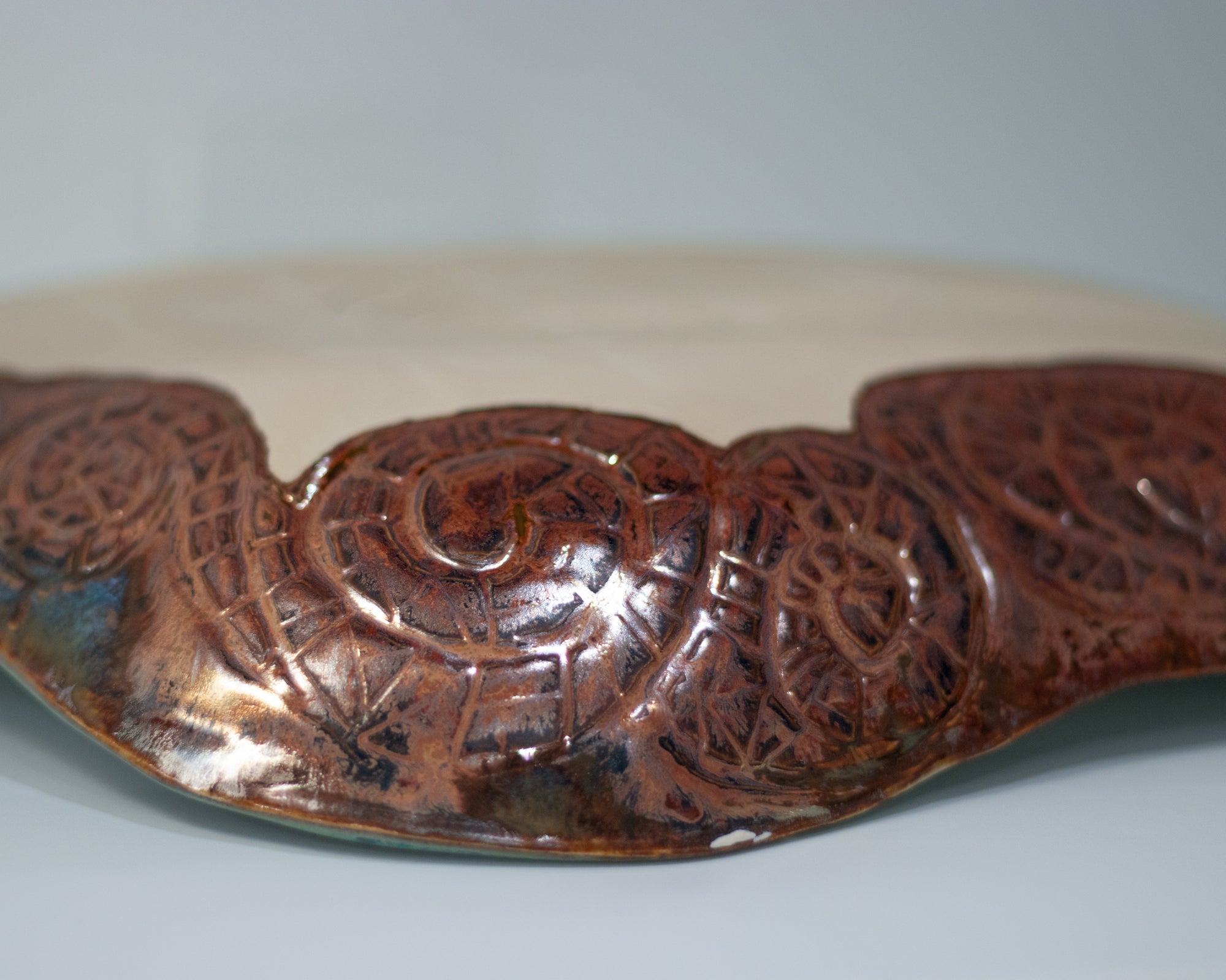 Copper Cog Server Bowl
