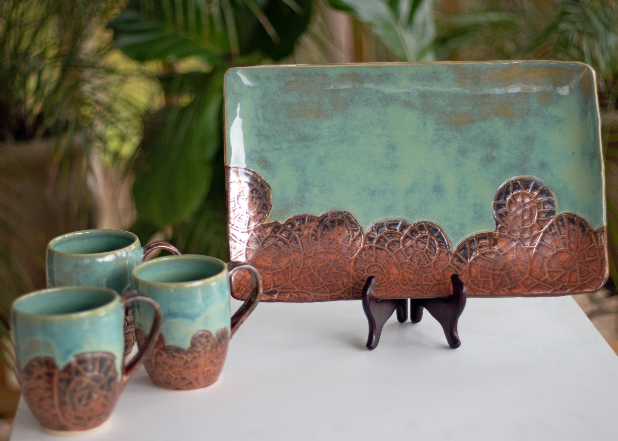 Copper Cog Tray