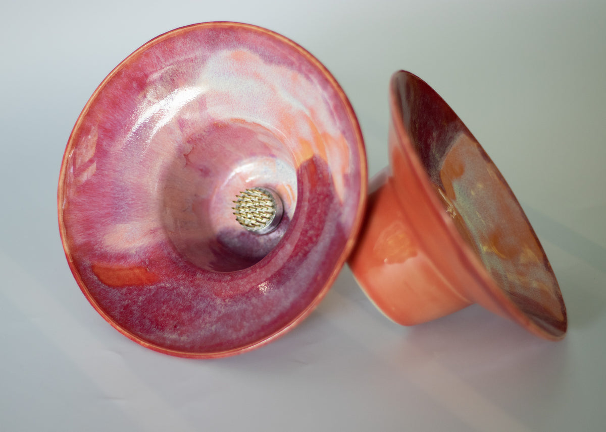 Sunset Flower Bowl Vase