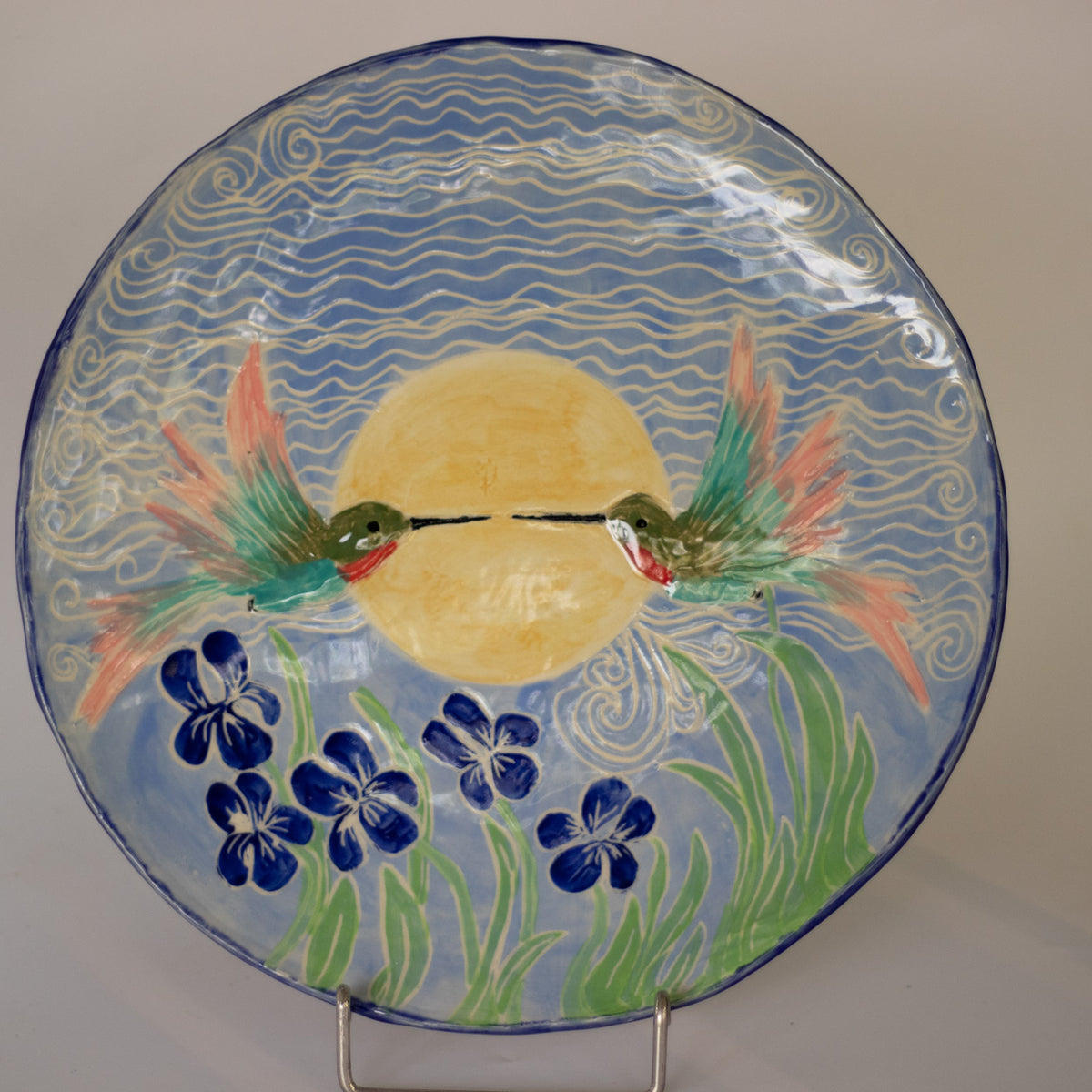 Hummingbird Salute Tray