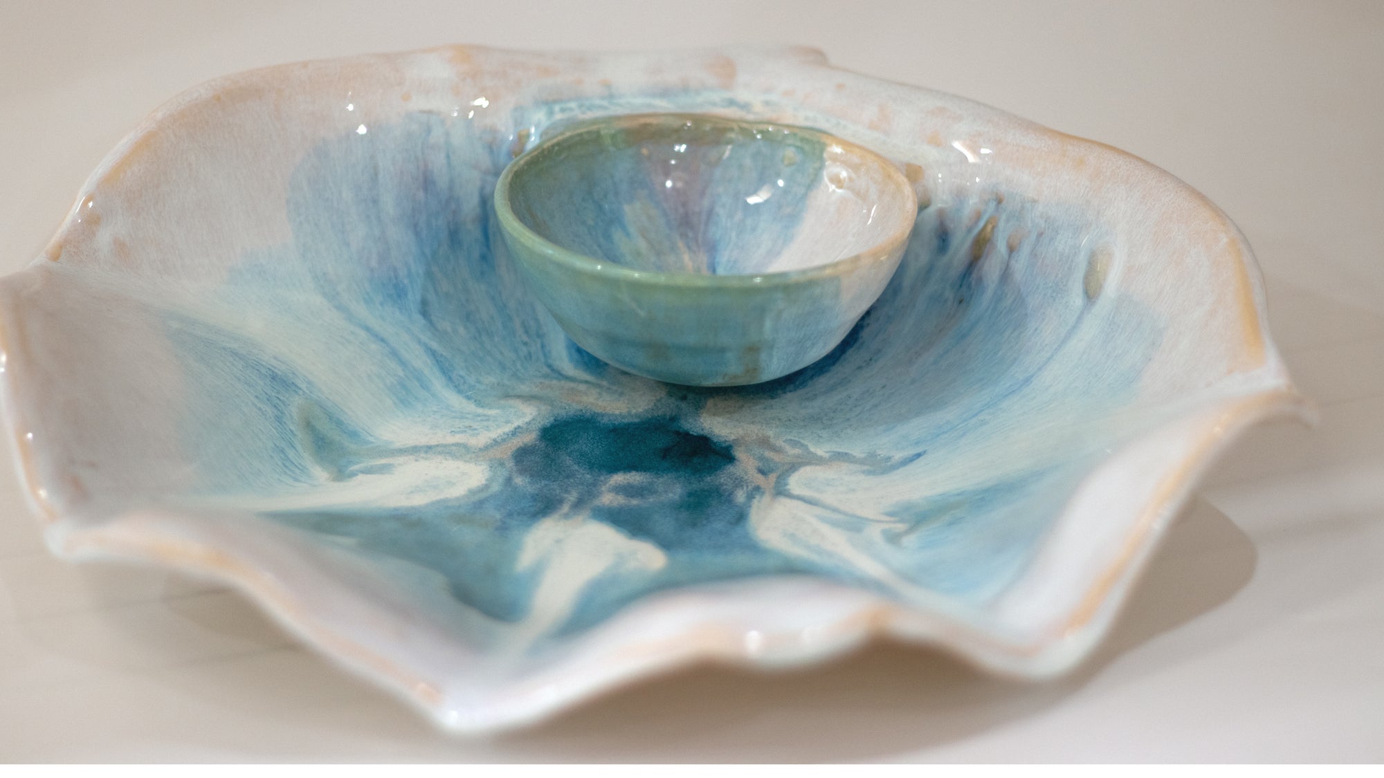 Ocean Swirl Chip Dip