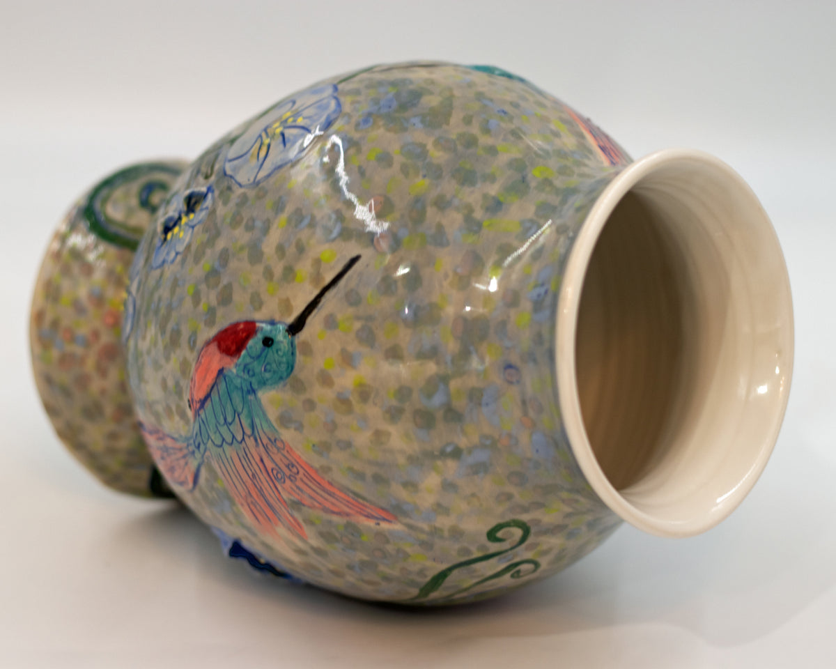 Fly-By Charm Hummingbird Vase
